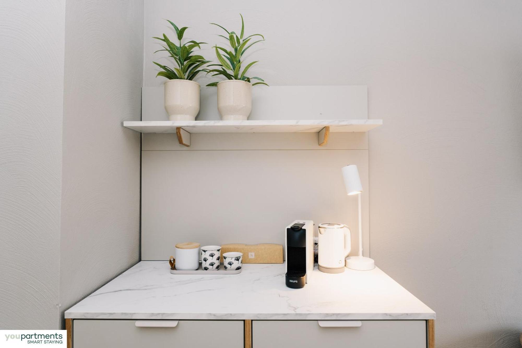 Youpartments - Zentrale Micro Apartments Kaiserslautern Pokoj fotografie